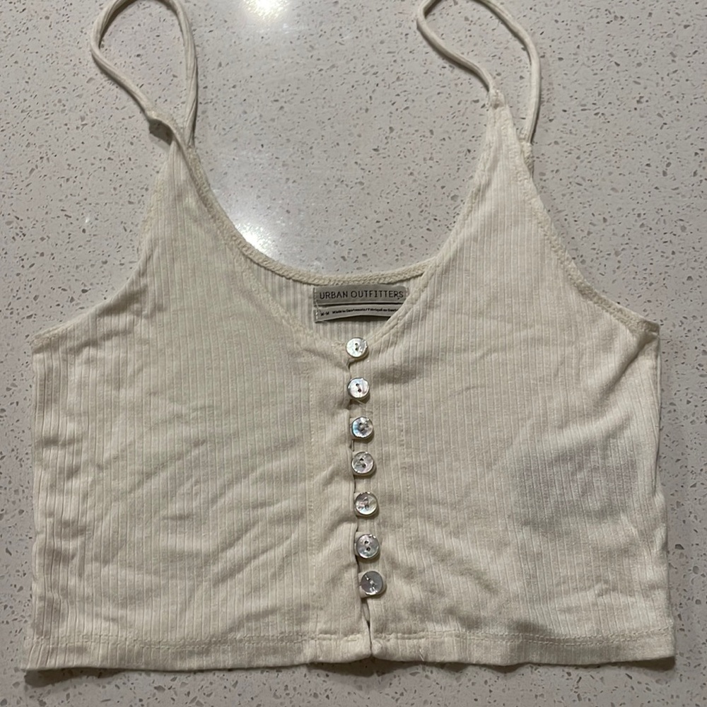 Urban outfitters button down tank, size medium
